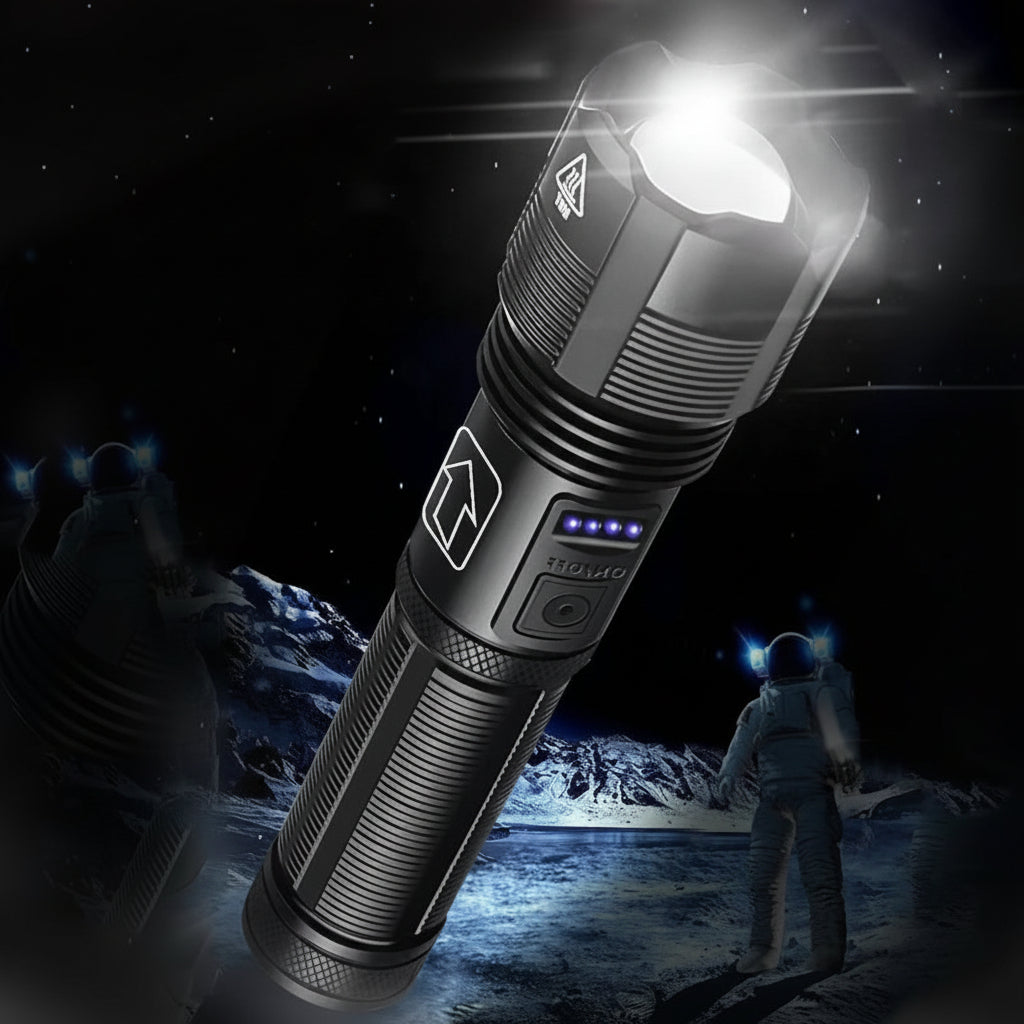 Bright Rechargeable LED Pocket Torch Light - Lusomart