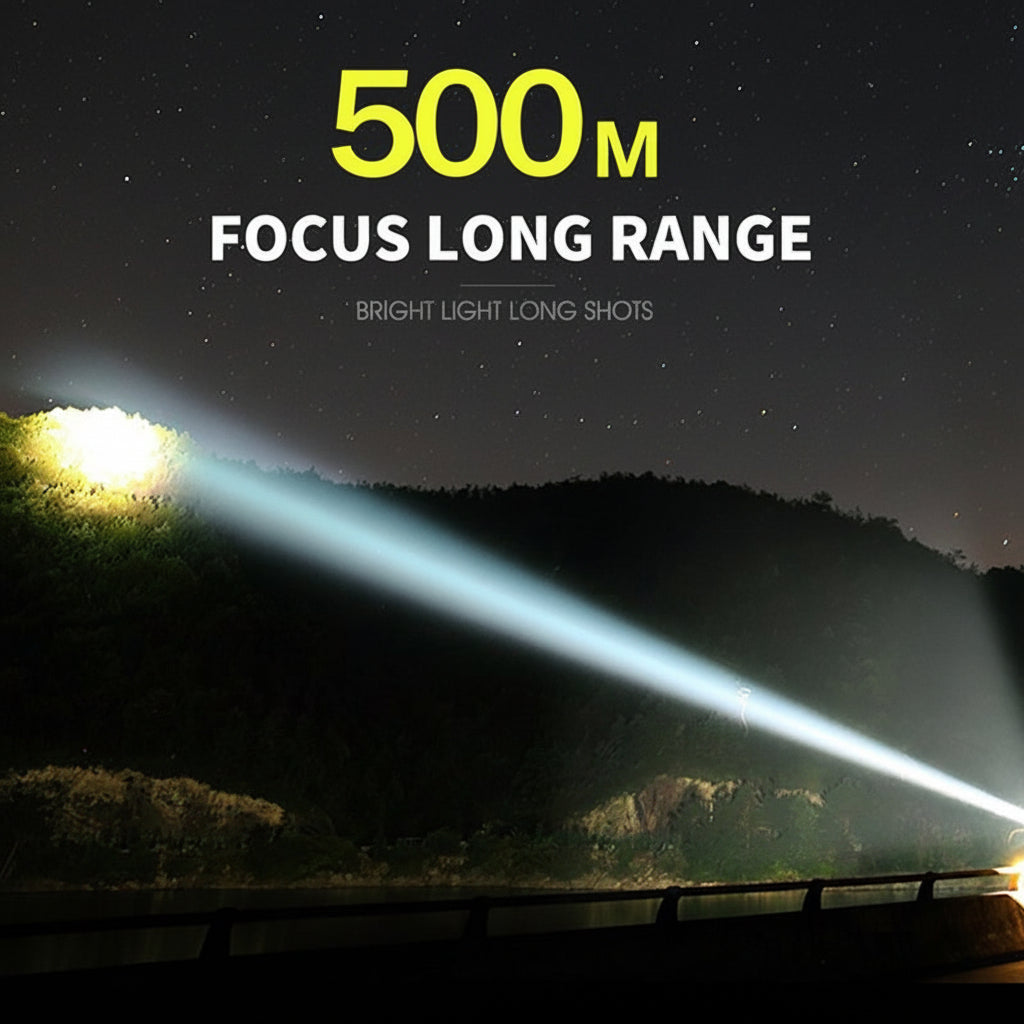Bright Rechargeable LED Pocket Torch Light