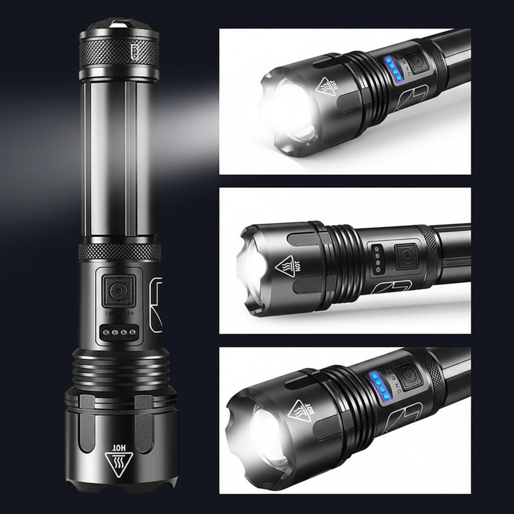 Bright Rechargeable LED Pocket Torch Light