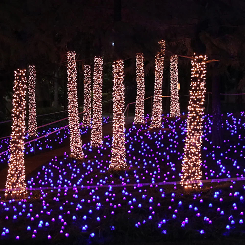 Bright Solar Fairy Outdoor String Lights