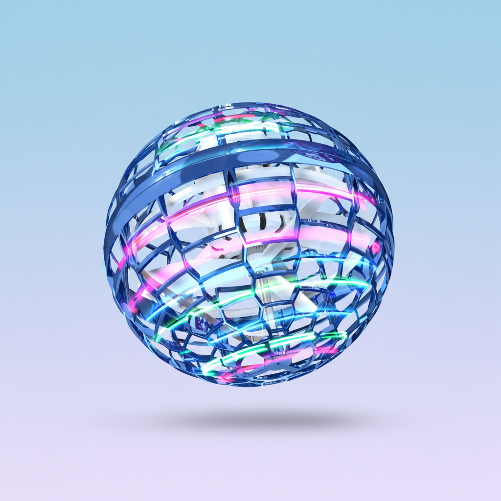 Glowing Remote Control Hover Drone Ball Toy - Lusomart