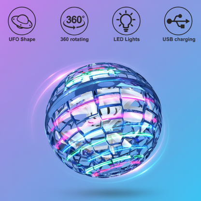 Glowing Remote Control Hover Drone Ball Toy