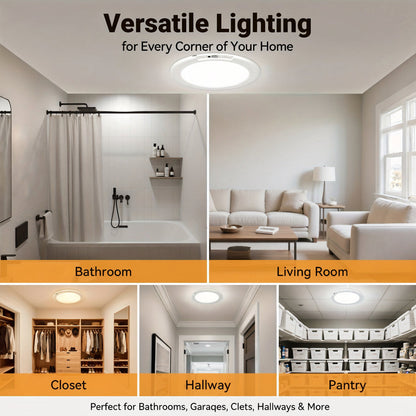 Automatic Motion Sensor LED Ceiling Light Fixture