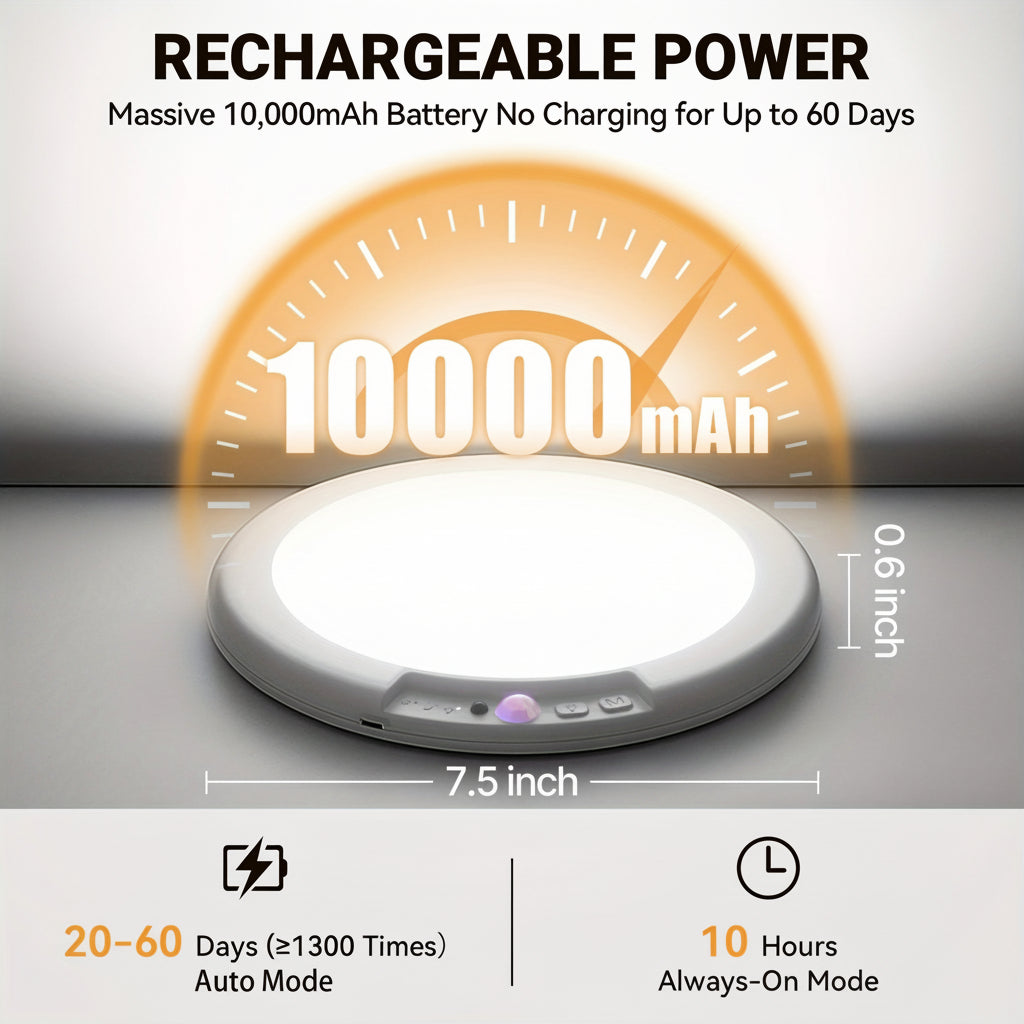 Automatic Motion Sensor LED Ceiling Light Fixture