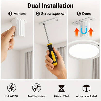 Automatic Motion Sensor LED Ceiling Light Fixture