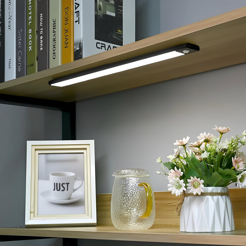 Bright Battery Powered Motion Nightlight with Adhesive Strip