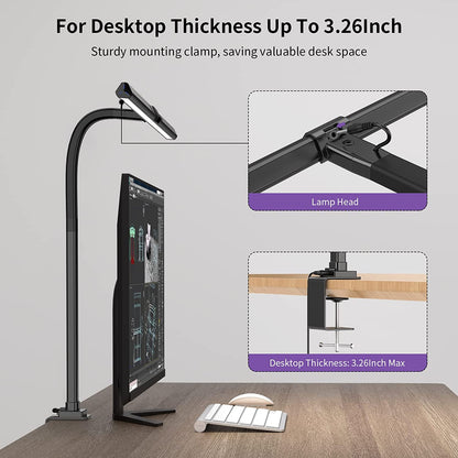 Bright Adjustable LED Desk Light for Home Office