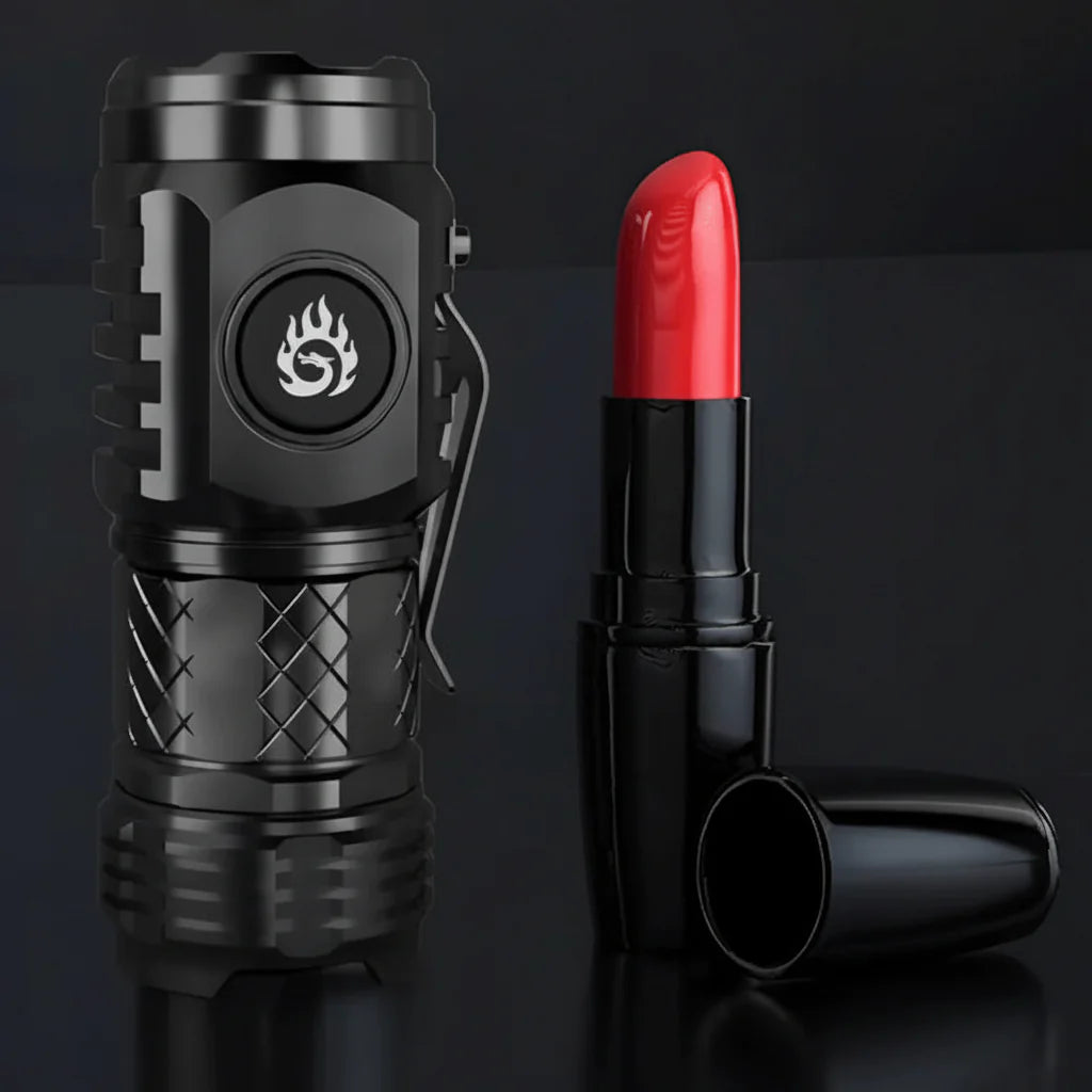Small LED Pocket Rechargeable Water Resistant Flashlight