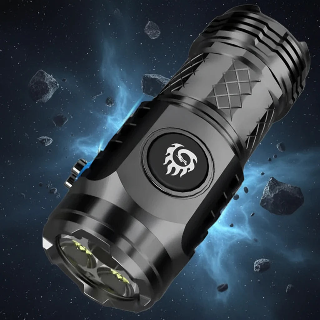 Small LED Pocket Rechargeable Water Resistant Flashlight - Lusomart