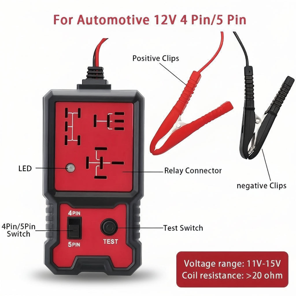 Accurate 12V Car Battery Voltage Tester Kit