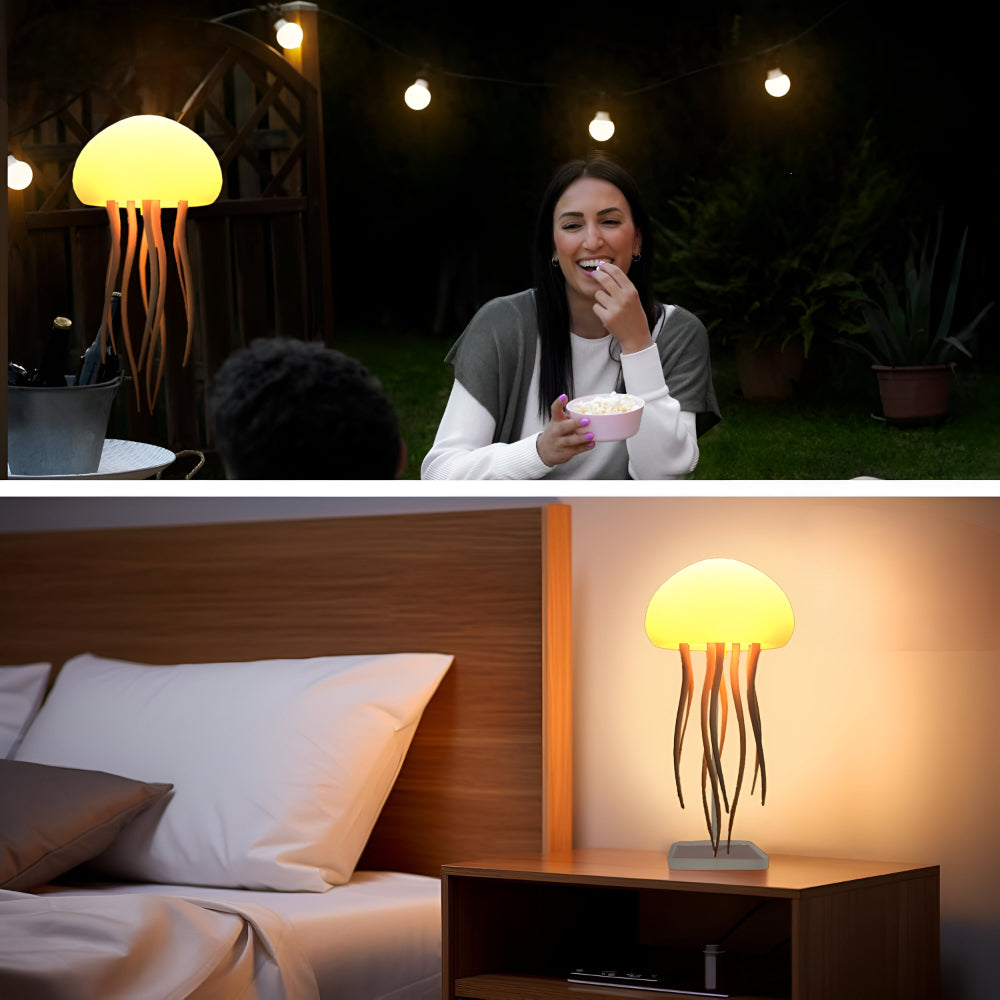 Colorful Jellyfish LED Nightlight Table Lamp
