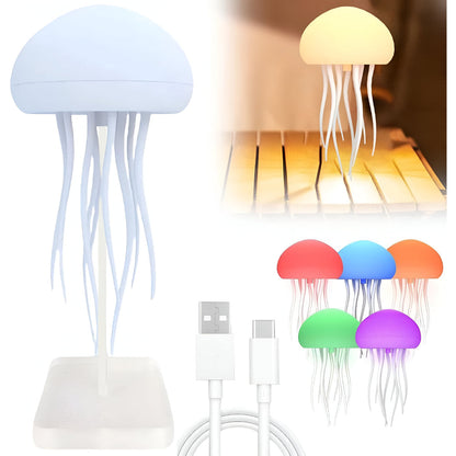 Colorful Jellyfish LED Nightlight Table Lamp