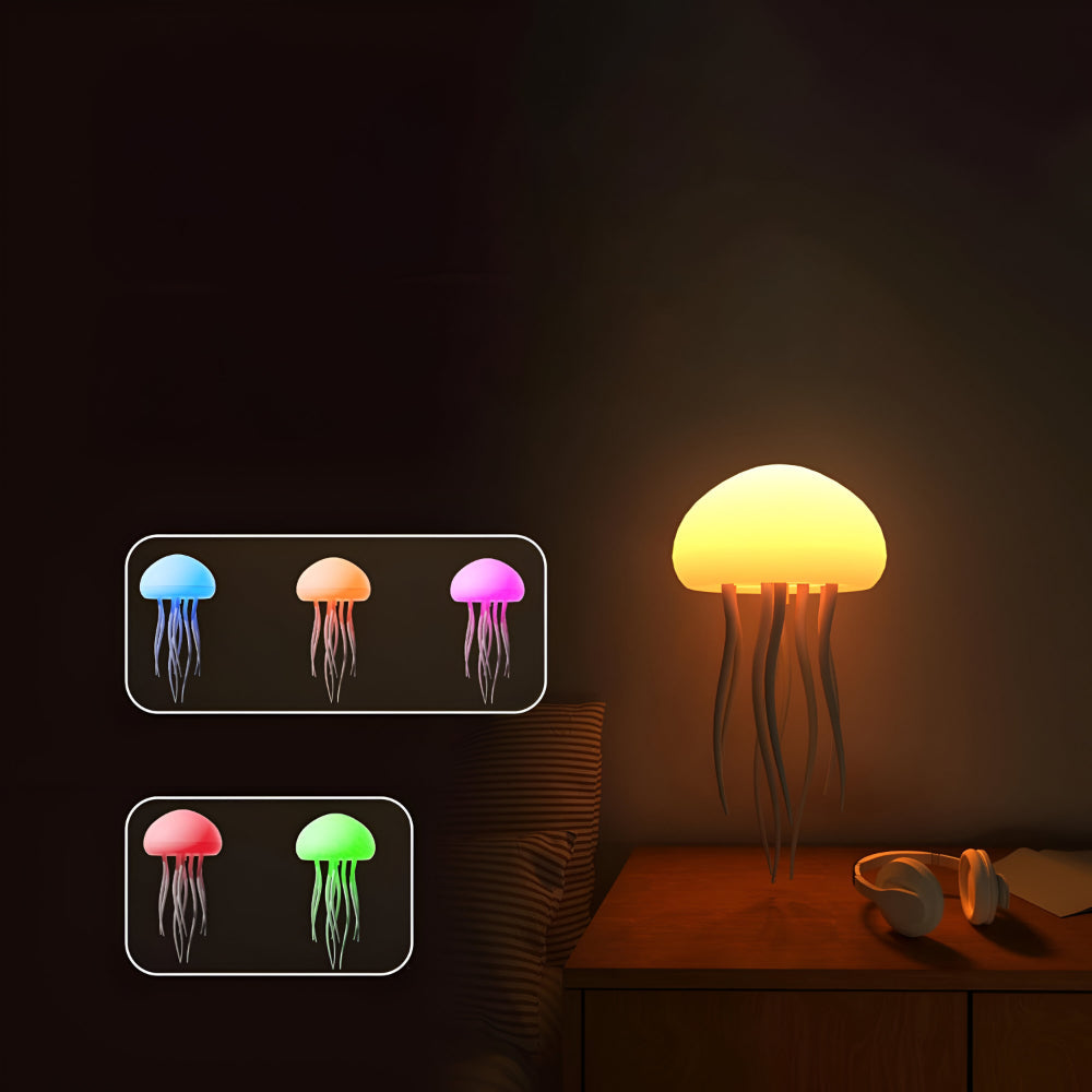 Colorful Jellyfish LED Nightlight Table Lamp