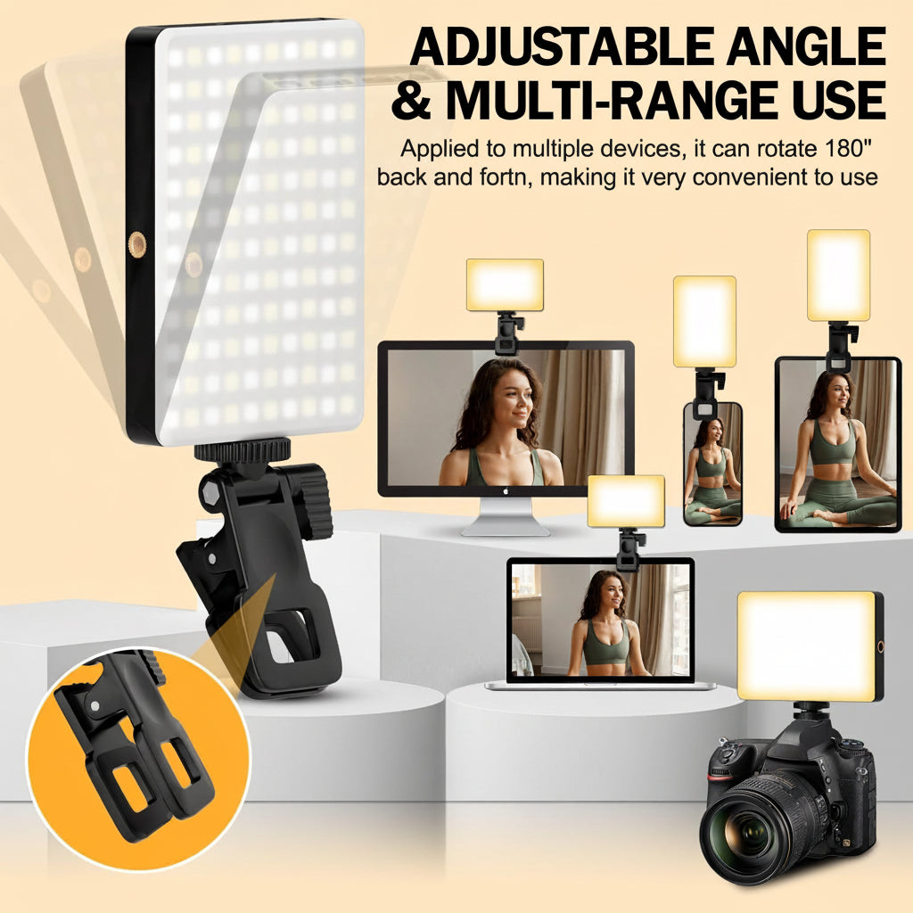 Portable Phone LED Camera Flash Clip On Light