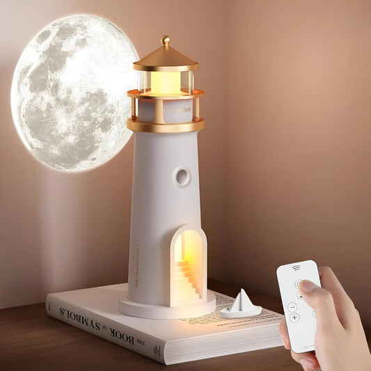 Colorful LED Projection Table Lamp for Kids Room Decor - Lusomart