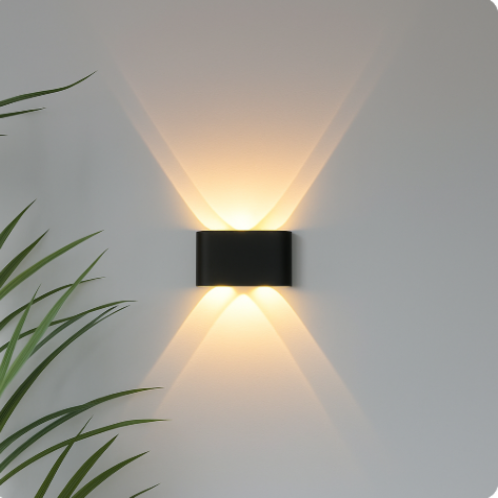 Simple LED Outdoor Indoor Sconce Light Fixture