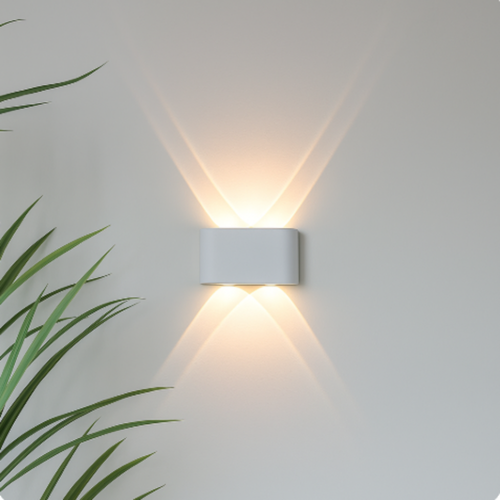 Simple LED Outdoor Indoor Sconce Light Fixture
