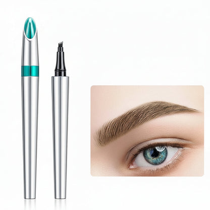 Long Lasting 4 Tip Brow Definer Waterproof Eyebrow Pen - Lusomart