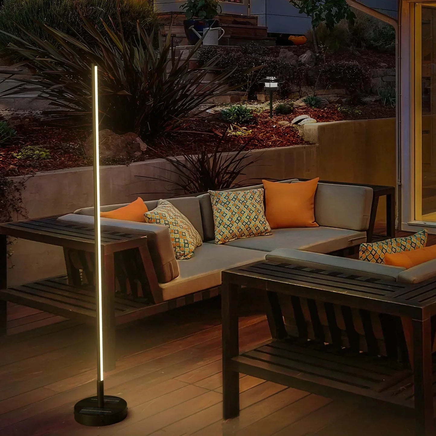 Stylish Patio Floor Light