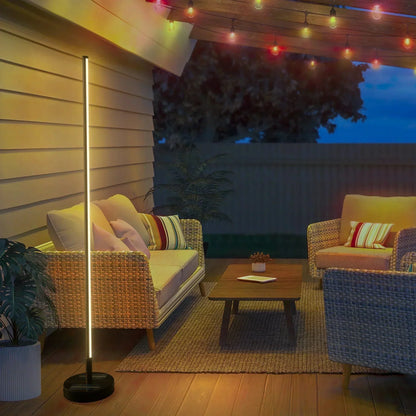 Stylish Patio Floor Light