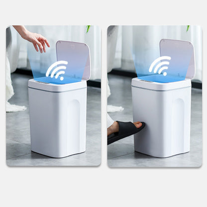 Automatic Motion Sensor Trash Can 16L Hands Free Bin