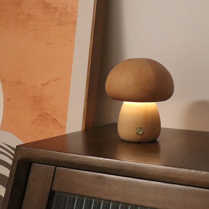 Rustic Fungi Accent Table Light