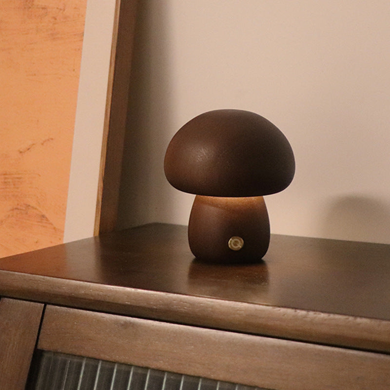 Rustic Fungi Accent Table Light