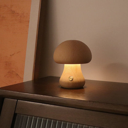 Rustic Fungi Accent Table Light