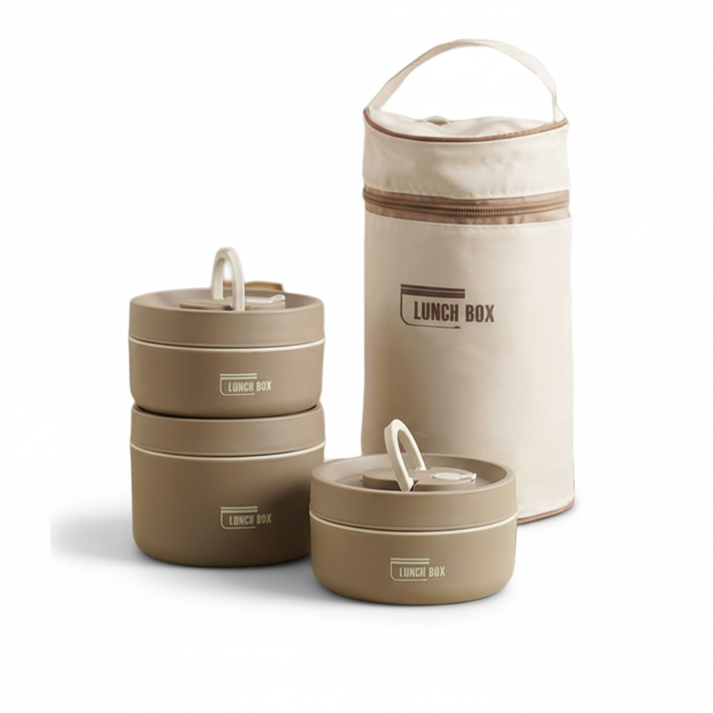 Thermal Insulated Steel Lunch Box Container