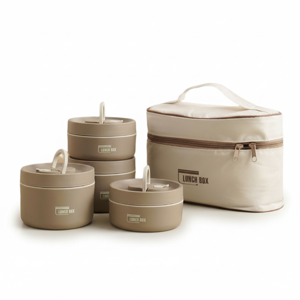 Thermal Insulated Steel Lunch Box Container