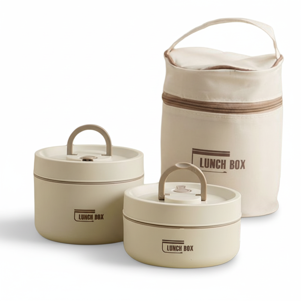 Thermal Insulated Steel Lunch Box Container