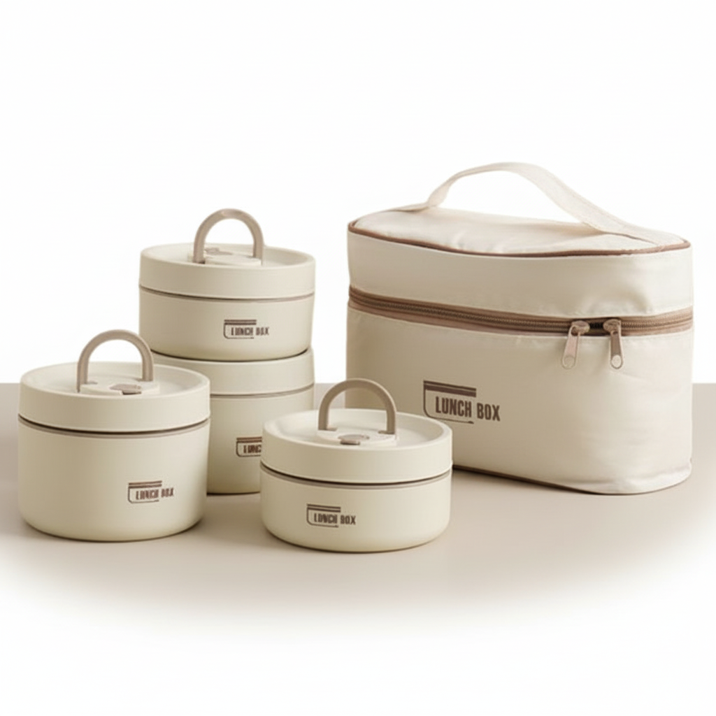 Thermal Insulated Steel Lunch Box Container