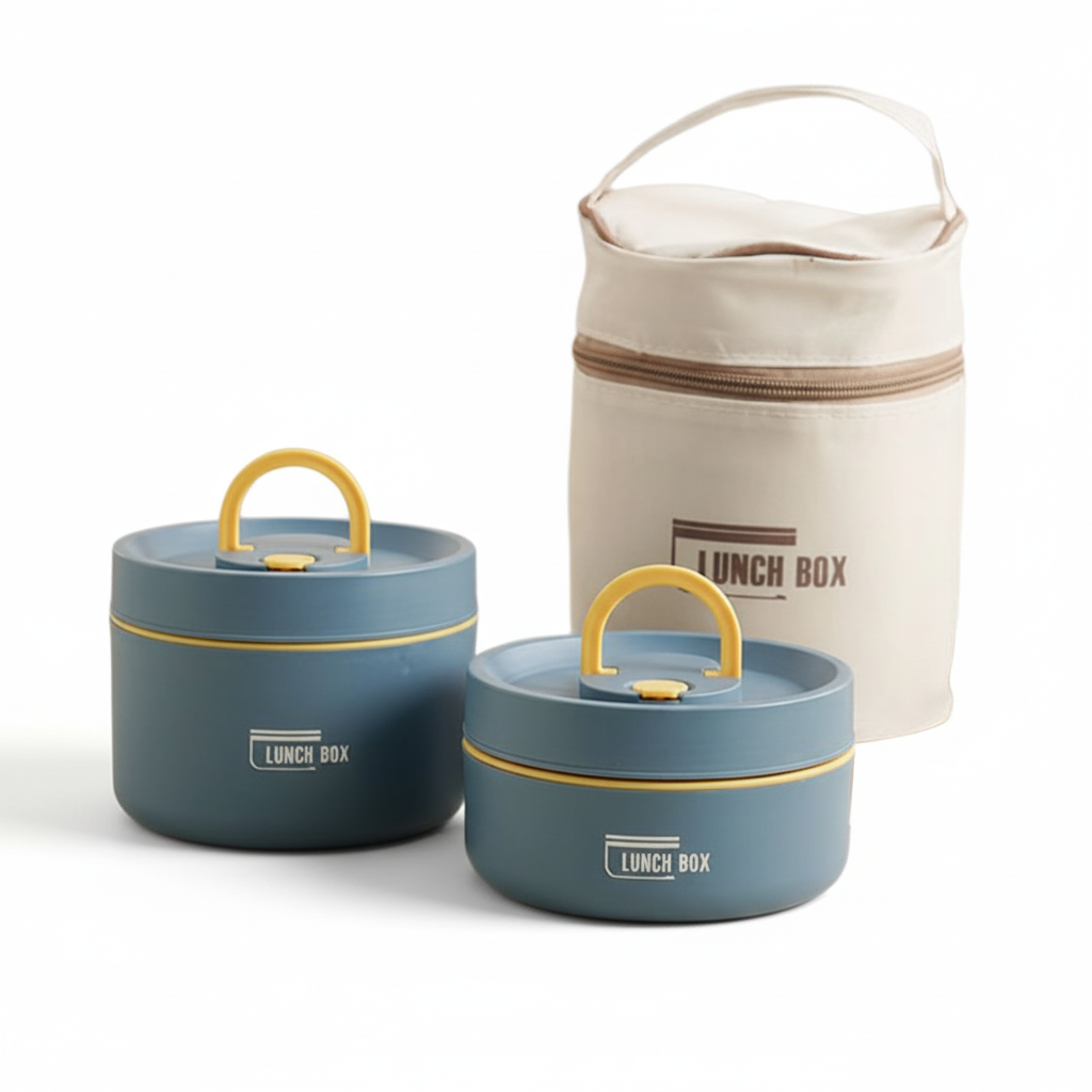 Thermal Insulated Steel Lunch Box Container