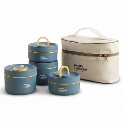 Thermal Insulated Steel Lunch Box Container