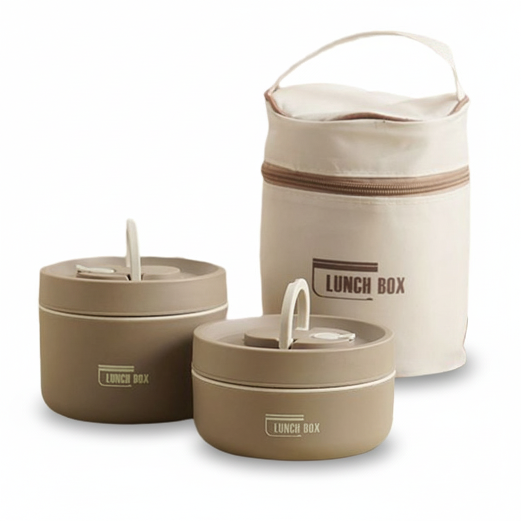 Thermal Insulated Steel Lunch Box Container