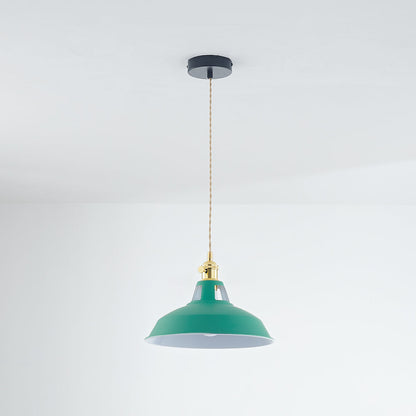 Vibrant Color Metal Drop Pendant Light Fixture