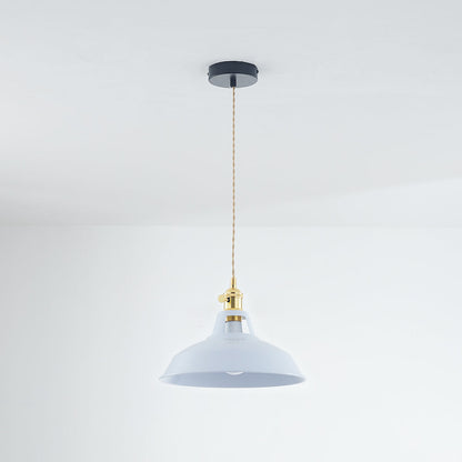 Vibrant Color Metal Drop Pendant Light Fixture