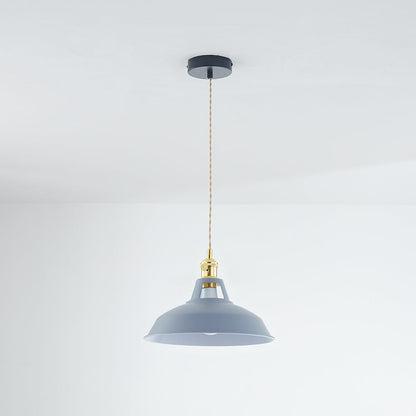Vibrant Color Metal Drop Pendant Light Fixture
