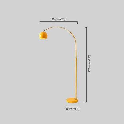 Nordic Metal Black/Blue/Gold/Pink Floor Lamp Metal Bedroom-5