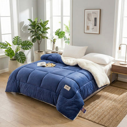 Plush Sheep Wool Comforter