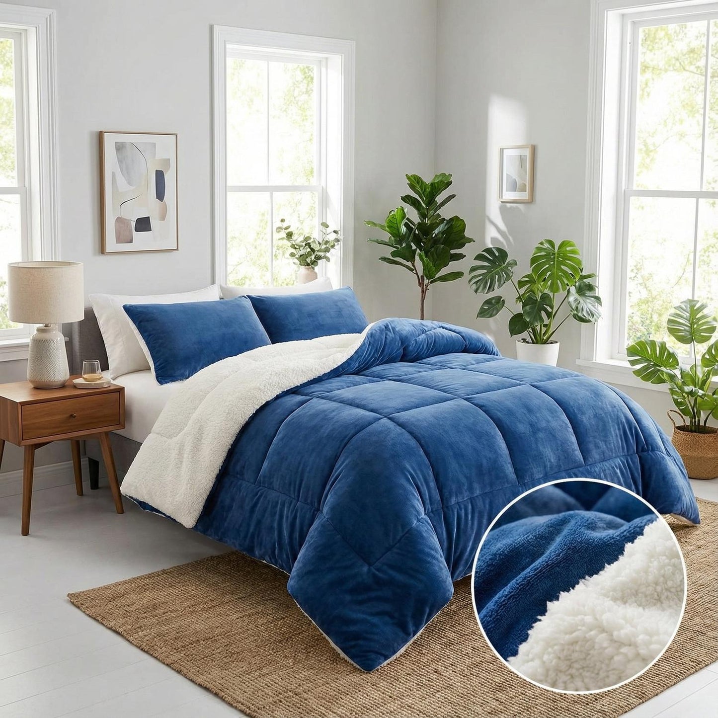 Plush Sheep Wool Comforter