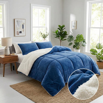 Plush Sheep Wool Comforter