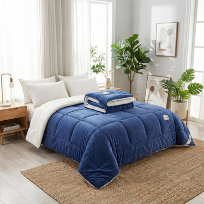 Plush Sheep Wool Comforter