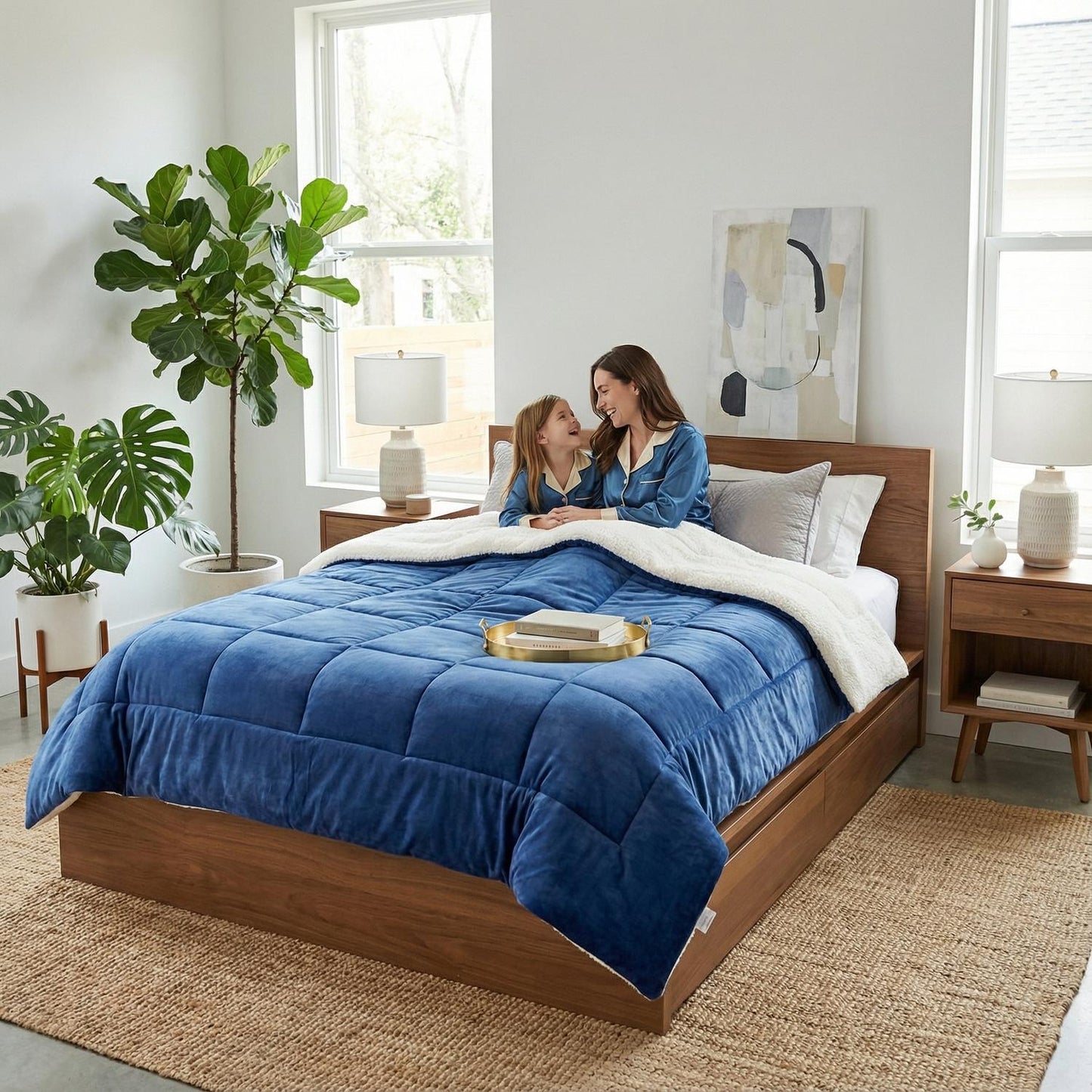 Plush Sheep Wool Comforter