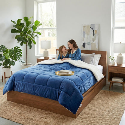 Plush Sheep Wool Comforter