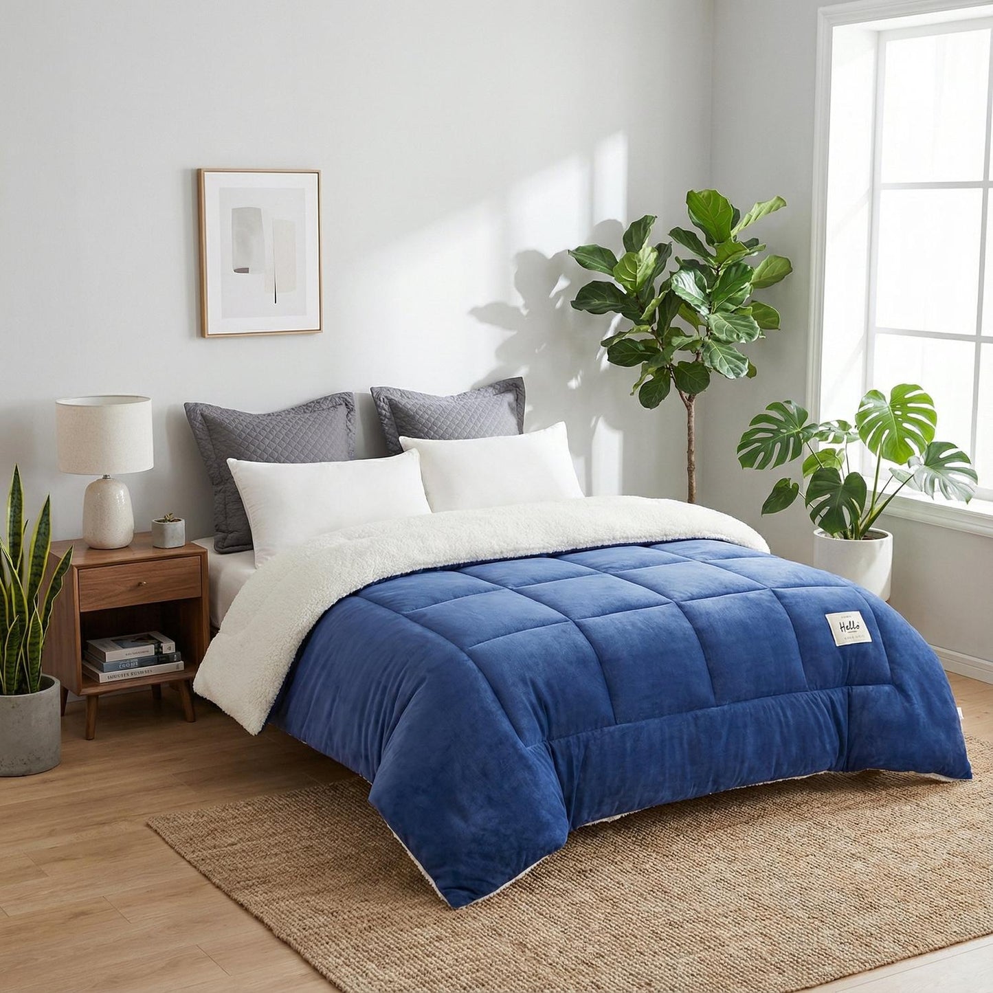 Plush Sheep Wool Comforter