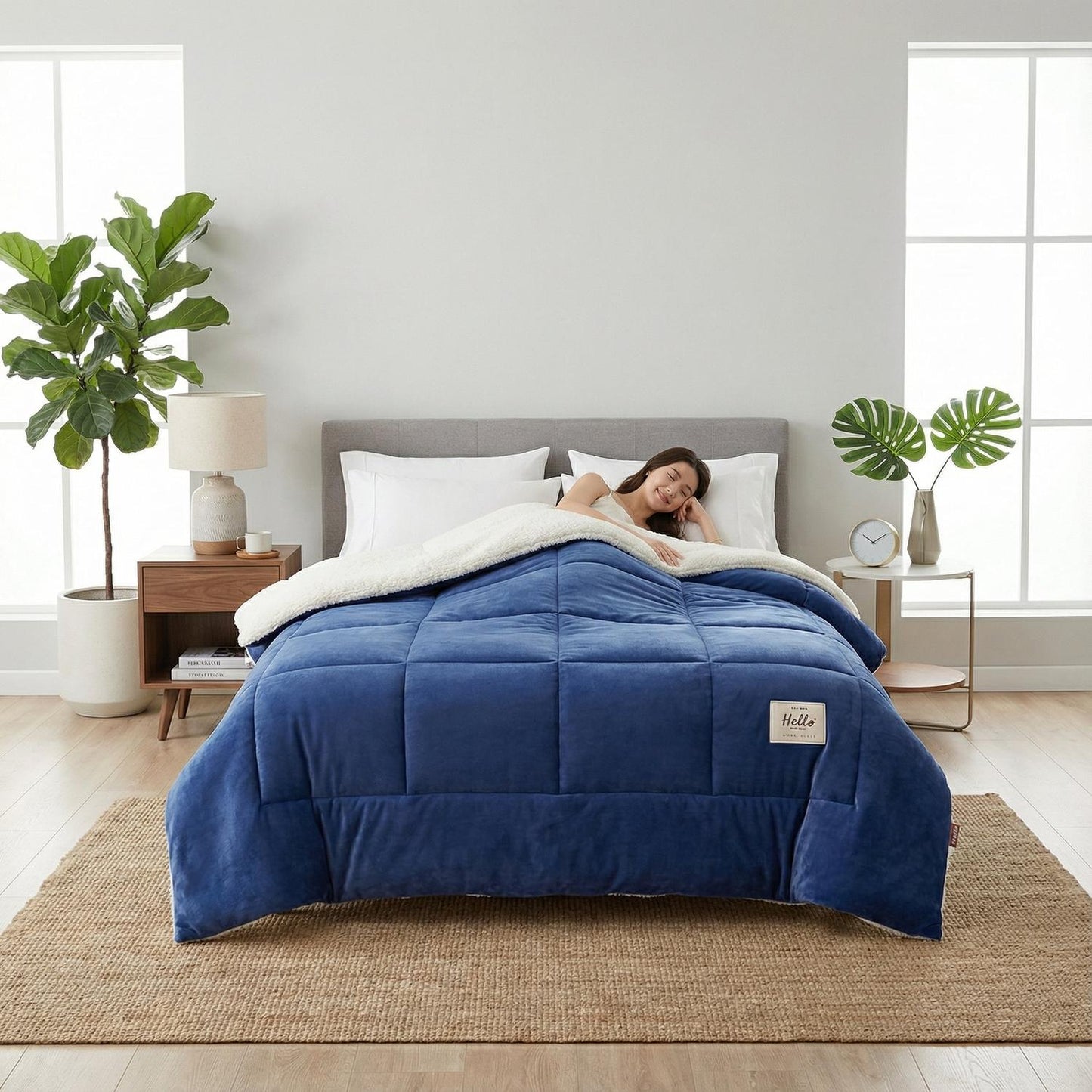Plush Sheep Wool Comforter