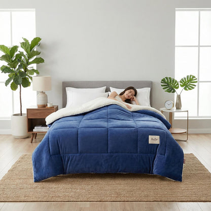 Plush Sheep Wool Comforter