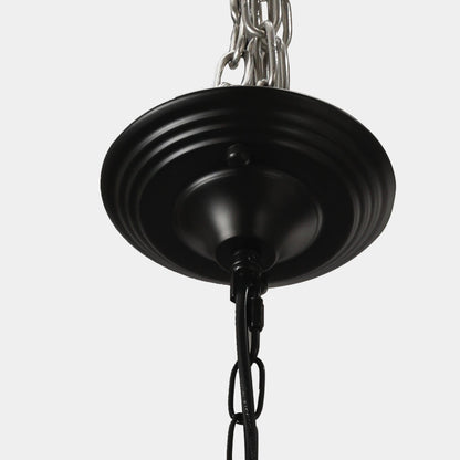 Stylish Metal Hanging Drum Lamp