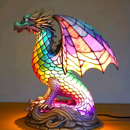 Colorful Glass Animal Desk Lamp Decoration